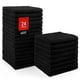 thumbnail image 1 of Toallitas HOMEXCEL de microfibra negras, 24 unidades, 30 x 30 cm, 1 of 7