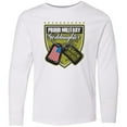 thumbnail image 3 of Inktastic Proud Military Goddaughter Long Sleeve Youth T-Shirt, 3 of 5