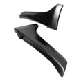 thumbnail image 3 of Ikon Motorsports Rear Aprons Compatible with 2014-2017 INFINITI Q50 OE Style Unpainted Black PU Polyurethane Rear Bumper Lip Lower Side Spat Valance Winglet Canard Protector 2PCS, 3 of 4