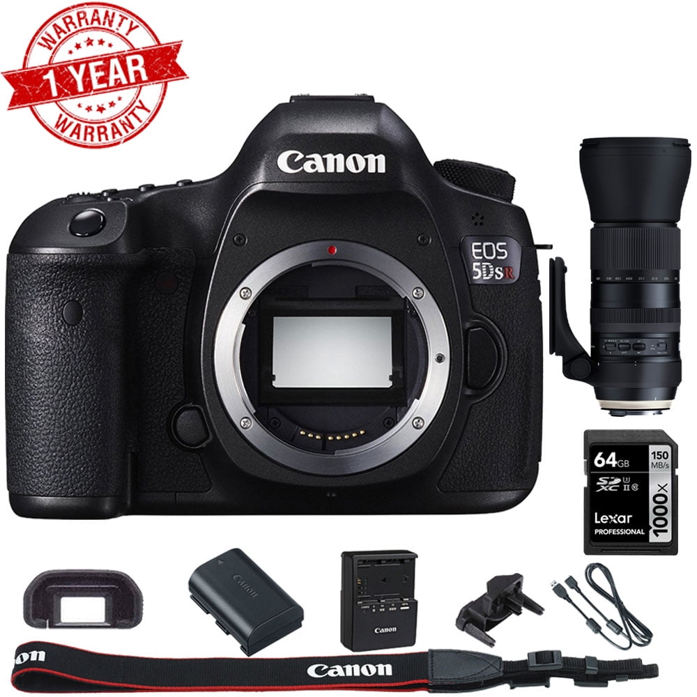 New Canon EOS 5DS R 50.6MP Digital SLR Camera (Body) w/ Tamron 150