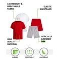 thumbnail image 6 of RBX Active Boys Short Sets - 4 Piece Dry Fit Short Sleeve T-Shirt and Shorts Athletic Sets (8-16), 6 of 7