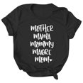 thumbnail image 1 of Gibobby Blusa de Trabajo de Manga Corta Blusa Mujer Blusa Top Básica(Negro,XL), 1 of 4