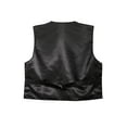 thumbnail image 2 of Scully 2002-19-L Leather Kids Vest - Black Boar Suede- Large, 2 of 3