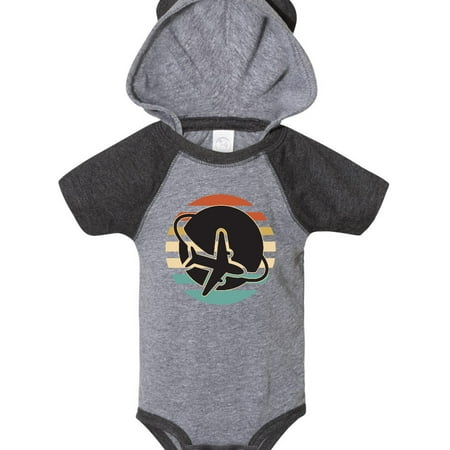 

Inktastic Airplane Trip Vintage Travel Gift Baby Boy or Baby Girl Bodysuit