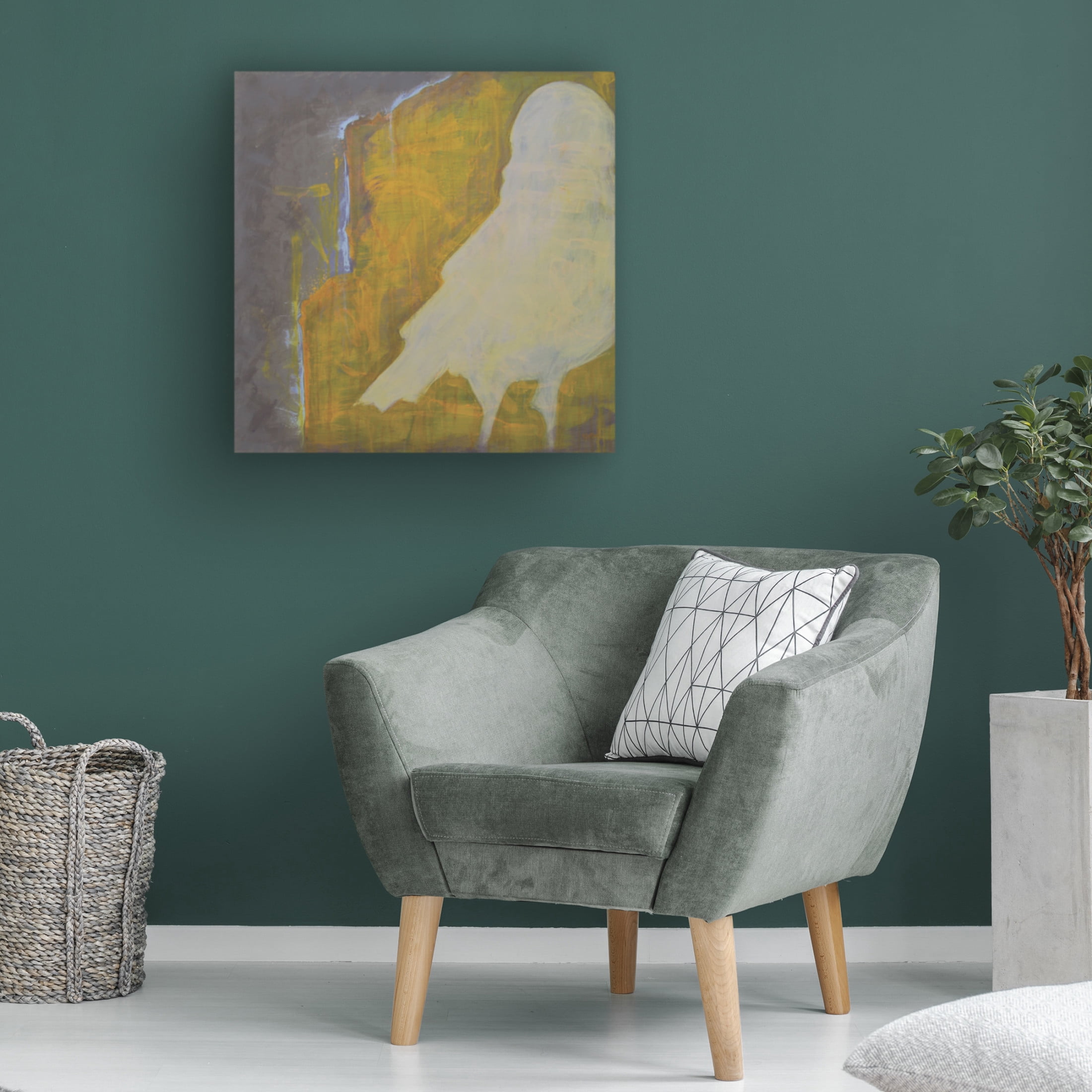 Canvas Wall Art - Nicole Dietz 'Yolk' Wall Art for Living Room, Bedroom, or Office Décor by Trademark Fine Art - 24 x 24 Inches