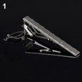 thumbnail image 2 of Trayknick Gentleman Wedding Business Silver Metal Simple Suit Necktie Tie Clip Bar Pin, 2 of 13