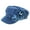 In blue, variant on Japanese Hat for Women Fashion Painter Hat with 3D Flower Teens Girl 2000s Cabbie Hat Street Photography Hat