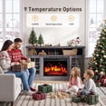thumbnail image 5 of Electric Fireplace TV Stand for 75″ TVs Fireplace Entertainment Center TV Console Table with 23″ Fireplace, Holds up to 200 lbs, 5 of 11