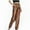 Coffee, variant on Women's Metallic Shiny Harem Pants High Waisted Elastic Waistband Loose Fit Tapered Jogger Trousers for Dance Party Clubwear