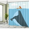 thumbnail image 5 of Ambesonne Vintage Shower Curtain, Sun Ship Cartoon, 69"Wx75"L, Multicolor, 5 of 5