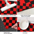 thumbnail image 3 of Red and Black Checkered Pattern Kitchen Rug Mat,Kitchen Runner Rugs Non Skid Washable,Decorative Kitchen Floor Mats for Kitchen,Sink,Laundry,17"X47", 3 of 5