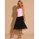 thumbnail image 3 of Corsé Allegra K con cordones para mujer Victoriano sin Tirantes Rosa XL, 3 of 5
