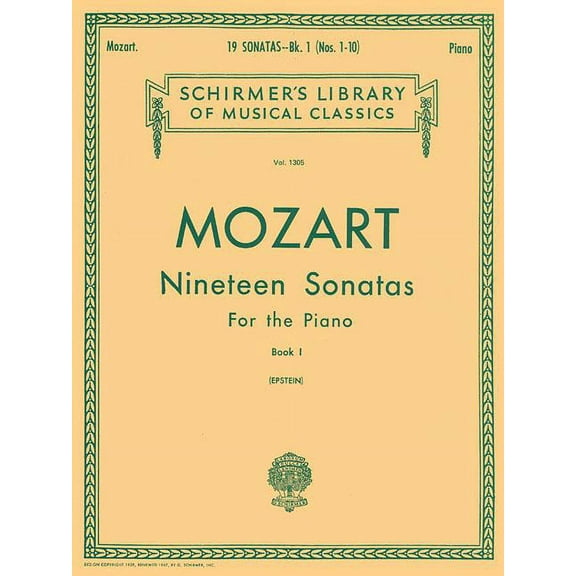 19 Sonatas - Book 1: English/Spanish Schirmer Library of Classics Volume 1305 Piano Solo, (Paperback)