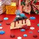 thumbnail image 4 of Herramienta para hornear galletas de fondant tridimensional con temática navideña con juego de sellos de émbolo, pan de jengibre para niño/niña, muñeco de nieve, Papá Noel, árbol de Navidad, reno,, 4 of 8