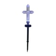 thumbnail image 5 of Mainstays 19in Outdoor Decoration Cemetery Cross Solar Light Stake,  Black Color., 5 of 9