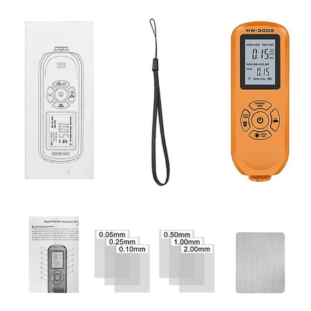 Coating Thickness Gauge Digital Paint Depth Gauge Meter Automatic ...