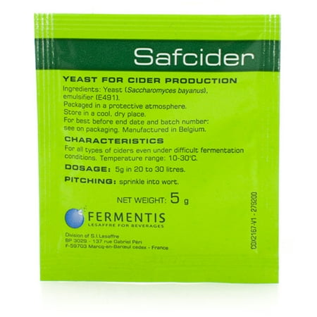 Safcider Dry Cider Yeast 5g