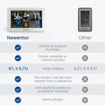 thumbnail image 2 of Newentor Weather Station Wireless Indoor Outdoor Thermometer, 7.5in Large Temperature Humidity Monitor, Forecast Station with Bar, 2 of 7