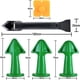 thumbnail image 3 of Aplicador de boquilla de calafateo, herramienta de acabado, espátula, pala de pegamento de plástico, azulejos, juntas de ladrillo, removedor de silicona para suelo, juego de herramientas de mano, 5 ud, 3 of 4
