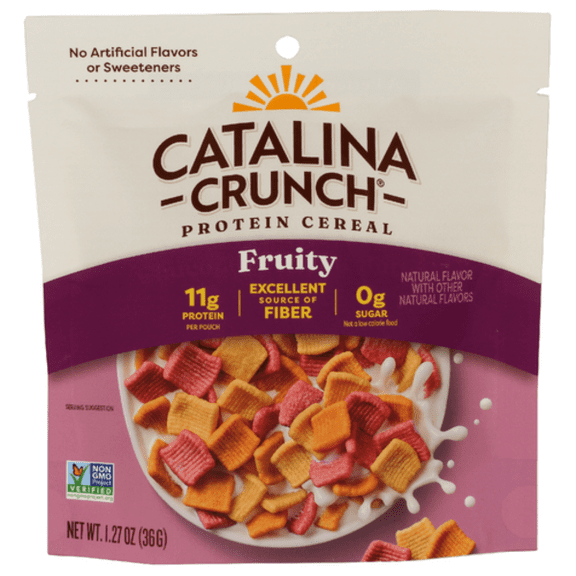 Catalina Crunch Fruity Keto Cereal 1.27 oz Pack of 12