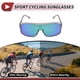 thumbnail image 3 of 1 juego de gafas de motocicleta anti-reflejo Tri-Acetyl Cellulos PC UV400 gafas de sol para deportes al aire libre para motocross, bicicleta de tierra, ATV, lente verde, marco gris, 3 of 6