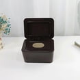 thumbnail image 2 of Wet Wipes Storage Box, Tissue Storage Box Case with Sealed Lid, Dorm Kitchen Dustproof Wipe Dispenser Holder (Brown), 2 of 4