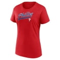 thumbnail image 2 of Women's Fanatics  Red Philadelphia Phillies Start To Finish T-Shirt, 2 of 3