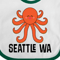 thumbnail image 4 of Inktastic Seattle Octopus Washington Vacation Boys or Girls Baby Bib, 4 of 4