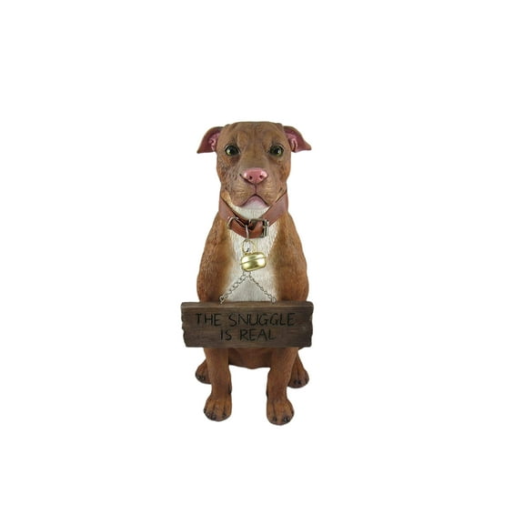 Pitbull dog Figurine. Perfect for home Decor. (Bully patrol)