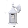 thumbnail image 3 of Craftsman 2 1-Light Textured White Wall Light, 3 of 6