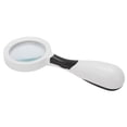 thumbnail image 1 of Lupa De Mano, Lente óptica Mango De ABS Transparente Lupa De Mango De Alta Definición Multipropósito Con Luz LED Para Lectura Para Observación ANGGREK Handle Magnifying Glass, 1 of 8