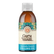 GuruNanda Oil Pulling Natural Mouthwash - Original Ayurvedic Blend for Healthy Teeth & Gums - 8.45 fl oz.