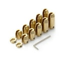 thumbnail image 2 of Kits Motorcycle Reusable Brass Wheel Spoke Balance Weights Refill Kits 8pack, 2 of 7