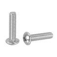 thumbnail image 1 of Uxcell Vis de Machine à Tête de Poêle, Vis de Tête Ronde en Acier Inoxydable 304 pour Armoire 25 1/4-20 x 1 Pouces, 1 of 7