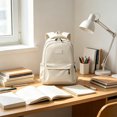 thumbnail image 7 of Large Capacity Laptop Backpack, Polyester Spandex Multi-Compartment Daypack for College Campus Travel, Solid Color Casual Daily Use for Work and Everyday Carry, 7 of 7