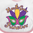 thumbnail image 4 of Inktastic Mardi Gras Princess Girls Baby Bib, 4 of 4