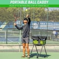 thumbnail image 2 of GoSports Ball Caddy with Wheels - Portable Cart holds 140 Pickleballs or 175 Tennis Balls, 2 of 6