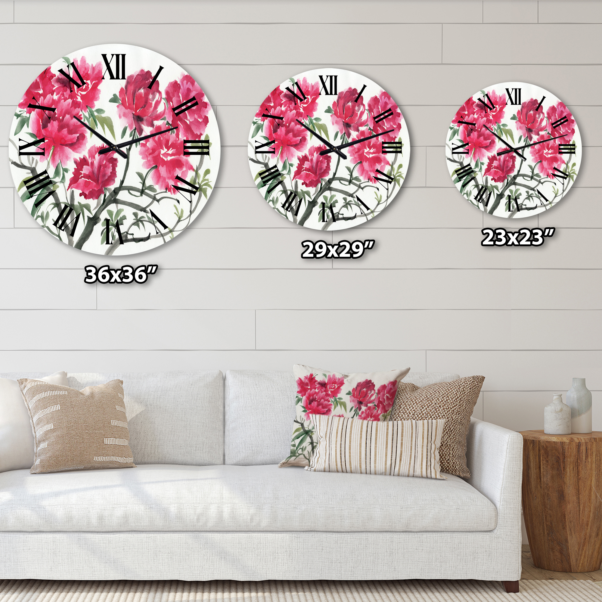 Designart 1 in Quartz Traditional Wall Clock