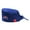 Blue, variant on D-GROEE ECG Heart -Shaped Embroidery Working Caps with Buttons Adjustable Bouffant Hats Multicolor Tie Scrub Caps