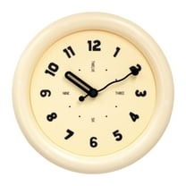 QSTDGVPW Round Wall Clock Decorative Modern Minimalist Simple 12 inch Silent for Dining