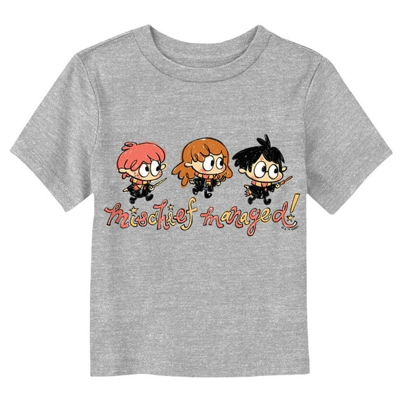 Harry Potter Mischief Managed Cute Drawing Graphic T-Shirt