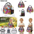 thumbnail image 5 of Tutolipy Leopard Print School Backpack Set 3 Pcs Backpack and Lunch Bag Set with Pencil Lightweight School Bag Bookbag Set with Insulated Lunch Box for Preschool Elementary, Pink, 5 of 7