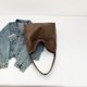 thumbnail image 5 of Bolso Mano para Mujer Y Hombre Hobo Gamuza Gran Capacidad, 5 of 9