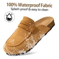 thumbnail image 2 of Decould sylf Women's Suede Mules & Clogs Soft Cork Footbed Potato Shoes Slip On Comfort Casual Shoes with Arch Support, 2 of 5