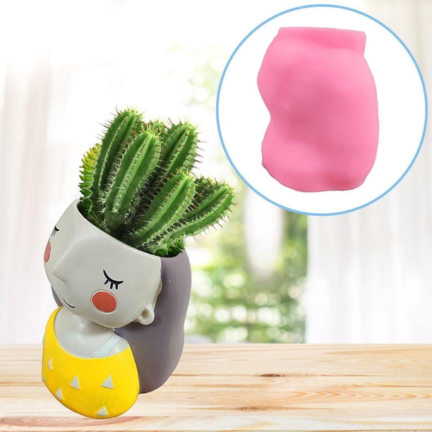 Molde de silicona para macetas de flores para niñas para plantas suculentas Perfecl 80x85x111mm