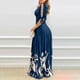 thumbnail image 4 of Women's V-neck Floral Dress Elegant Personalized Waist-slimming Sundress for Dating, 4 of 5