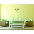 thumbnail image 1 of Unique Home Wall Stickers Bless You Decal Décor for Bedroom Living Room Nursery - Size: 12 In x 12 In, 1 of 3