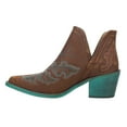 thumbnail image 3 of Circle G by Corral Womens Embroidered Pointed Toe Pull On Cowboy  Ankle Boo, 3 of 5