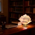 thumbnail image 4 of USB Rose Table Lamp with Dimmable Light, Romantic Bedside Night Light for Bedroom Decor, Adjustable Brightness Desk Lamp for Home Ambiance(Pink), 4 of 7