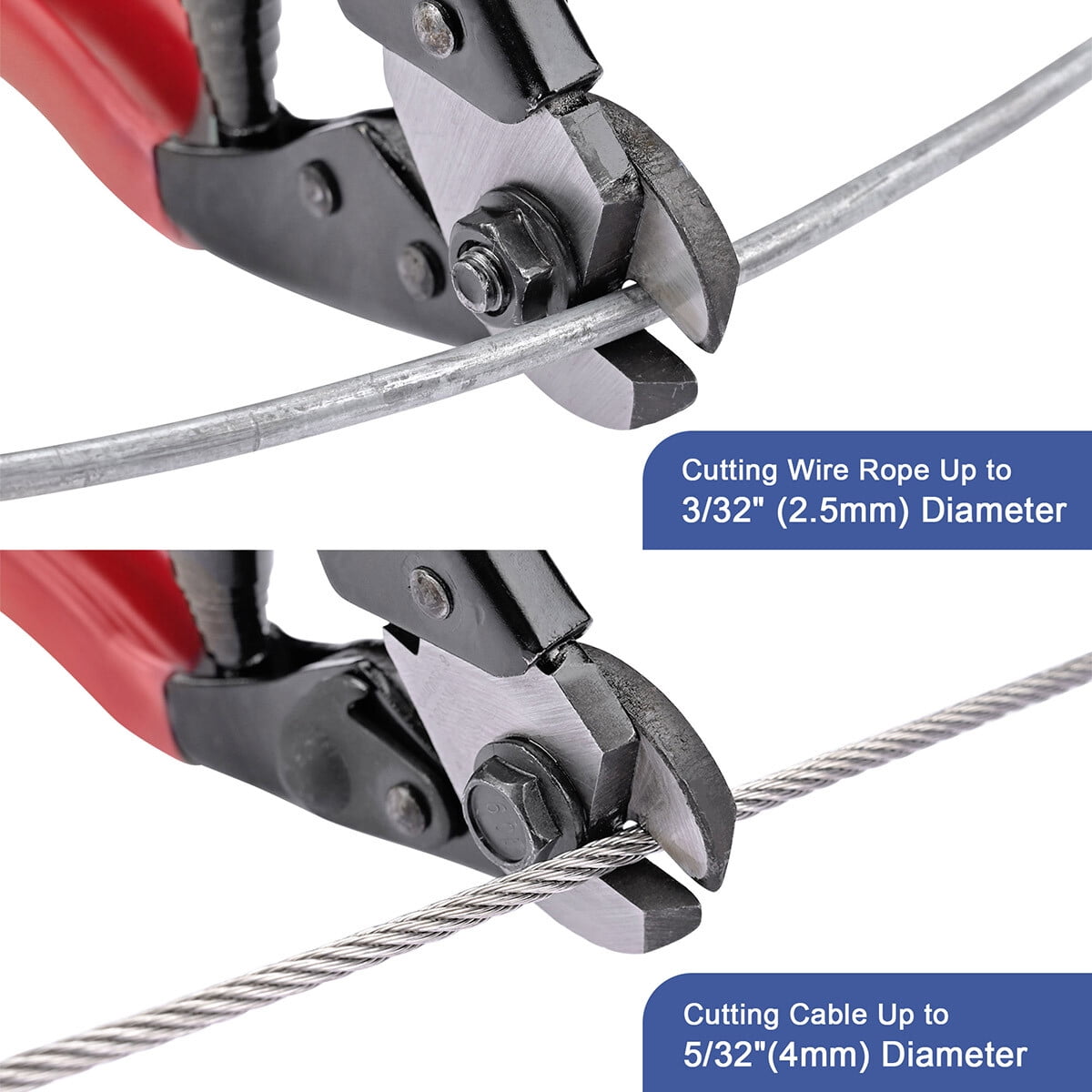 Yescom Hydraulic Crimping Tool Wire Crimper and Cutter for Cable Railing Tensioner 12 to 2/0 AWG Electrical Battery Lug Terminal